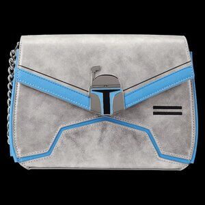 BRAND NEW Loungefly Disney Star Wars Jango Fett Chain Strap Crossbody Bag